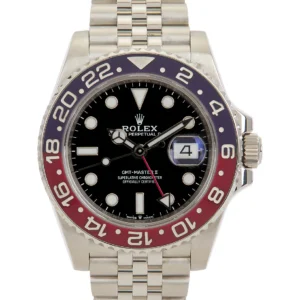 Rolex GMT-Master II Steel Pepsi Bezel Automatic Dial Watch